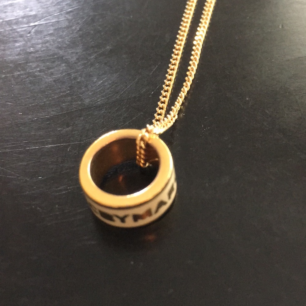 Marc Jacobs gold and cream necklace